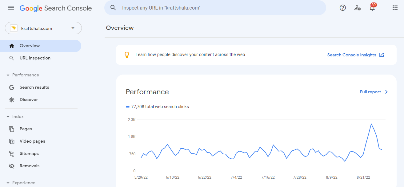 Overview of Google Search Console Overview of Google Search Console