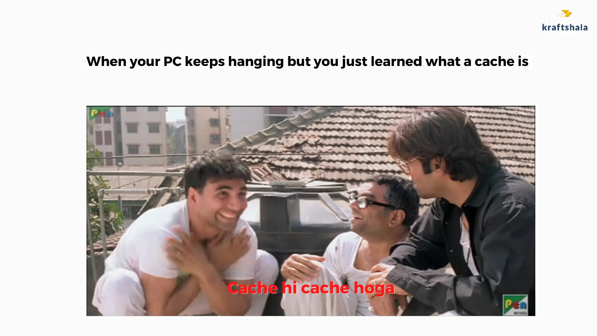 hera pheri meme for cache